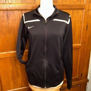NIKE Dri-Fit Full-Zip Women’s Medium🍁Black with White details.